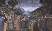 Sandro Botticelli Domenico Ghirlandaio,The Calling of the first Apostles,Peter and Andrew oil painting artist